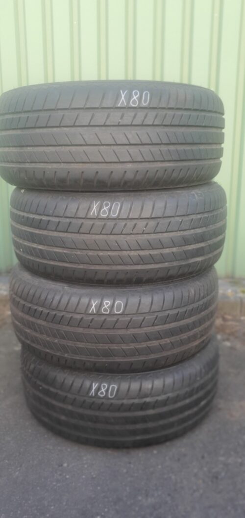 2x Sommerreifen Bridgestone Alenza 001 225/55 R18 109W Dot3718 7mm X80 - Image 1