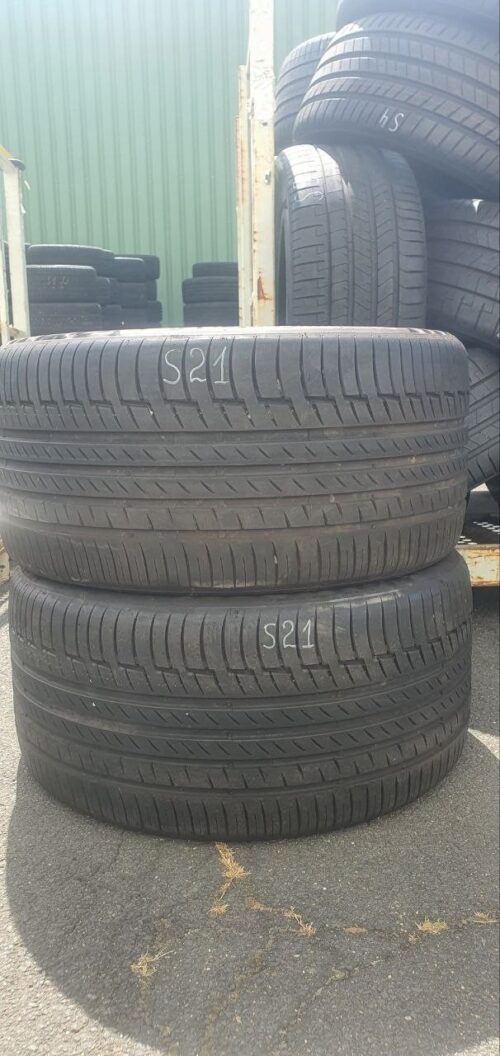 2x Sommerreifen Continental PremiumContact 6 315/30 R22 107Y (MIL) DOT3121 S21 - Image 1
