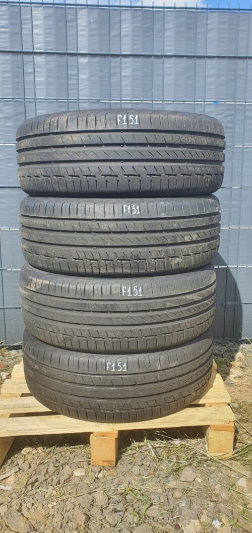 4x Sommerreifen 225/45 R19 96W Continental PremiumContact (MIL) DOT23 7mm F151 - Image 1