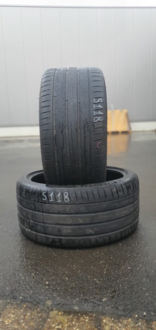 2x Sommerreifen Michelin Pilot Sport 4S 315/30 ZR22 107Y Dot3820 5,5mm S118 - Image 1