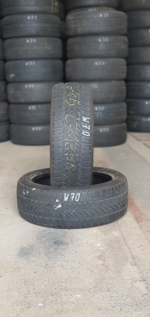 2x Winterreifen Dunlop SPWinter 4D DSST (RSC) 205/45 R17 88V Dot2718 6-6,5mm W70 - Image 1