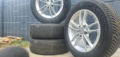 4x 16 Zoll Original Mercedes Allwetterräder 205/60 R16 92H (MIL) F72 DOT19 6,5mm - Image 4