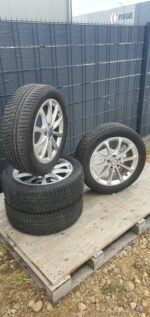 4x 17 Zoll Original Mercedes Winterräder A-Klasse B-Klasse CLA RDKS DOT19 (MIL) - Image 3