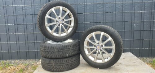 4x 17 Zoll Original Mercedes Winterräder A-Klasse B-Klasse CLA RDKS DOT19 (MIL) - Image 1