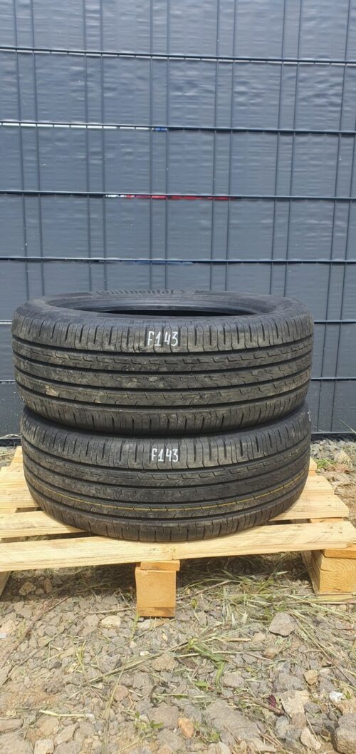 2x Sommerreifen Continental ContiEcoContact 215/55 R17 94V (MIL) DOT23 F143 - Image 1