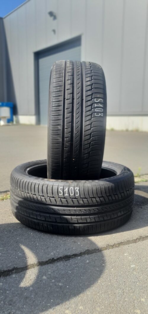 2x Sommerreifen Continental PremCont 6 SSR(RSC) 275/40 R22 107Y 6mm S103 DOT23 - Image 1
