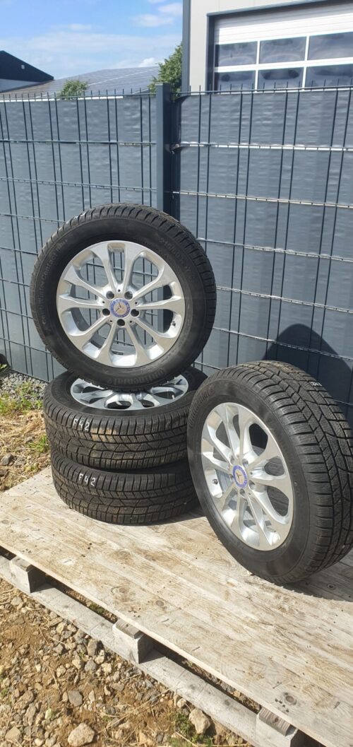 4x 17 Zoll Original Mercedes Winterräder A-Klasse B-Klasse GLC RDKS DOT18 (MIL) - Image 4