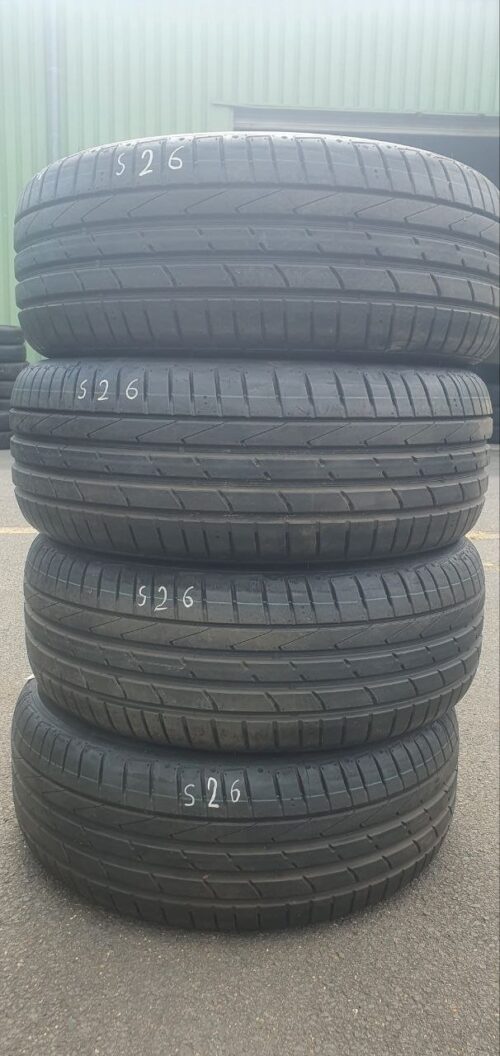4x Sommerreifen HANKOOK VENTUS S1 evo2 (RSC) 225/55 R17 97Y  (MIL)  DOT2221 S26 - Image 1