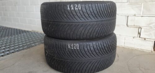 2x Winterreifen Michelin Pilot Alpin5 WinterX 265/40 R19 102V Dot4821 6,3mm X120 - Image 1