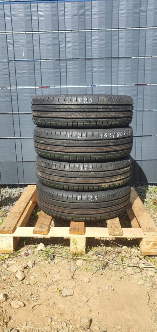 4x Sommerreifen Continental ContiEcoContact 165/60 R15 77H (MIL) DOT20-21 F125 - Image 1