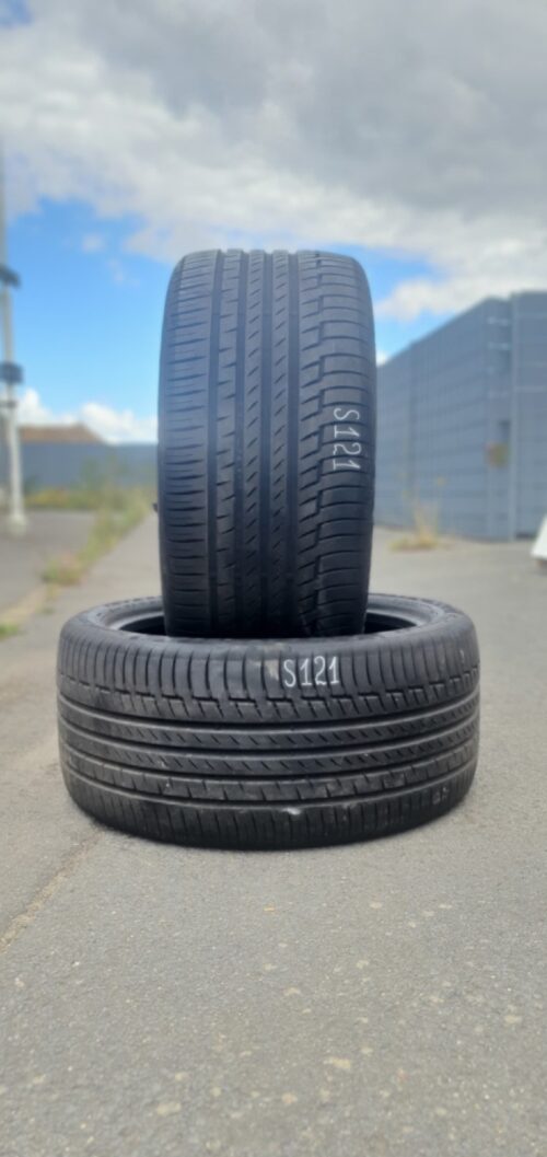 2x Continental PremiumContact 6SSR(RSC) 315/35 R22 111Y Dot3121 6,7mm S121 - Image 1