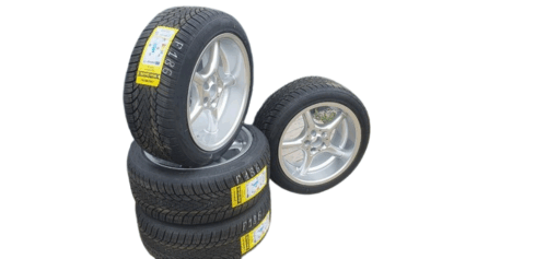 4x Winterräder  Mercedes-Benz 17 Zoll (MIL) F186  DOT-24 Neu - Image 3