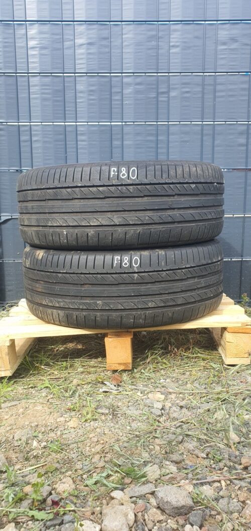 2x Sommerreifen 235/45 R19 99V Continental ContiSportContact (MIL) DOT18 5mm F80 - Image 1