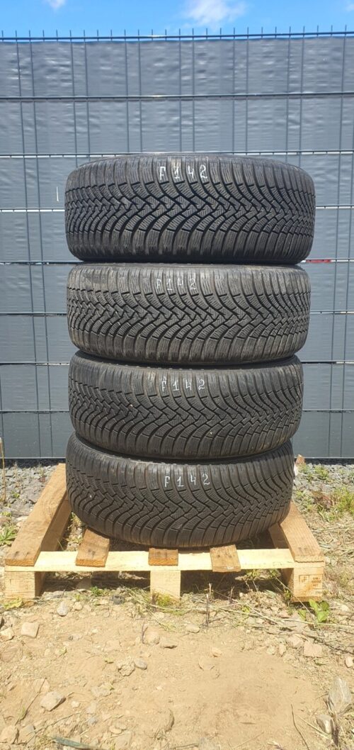 4x Winterreifen Falken EuroWinter H501 SUV 225/50 R18 99V (MIL) DOT19 F142 - Image 1
